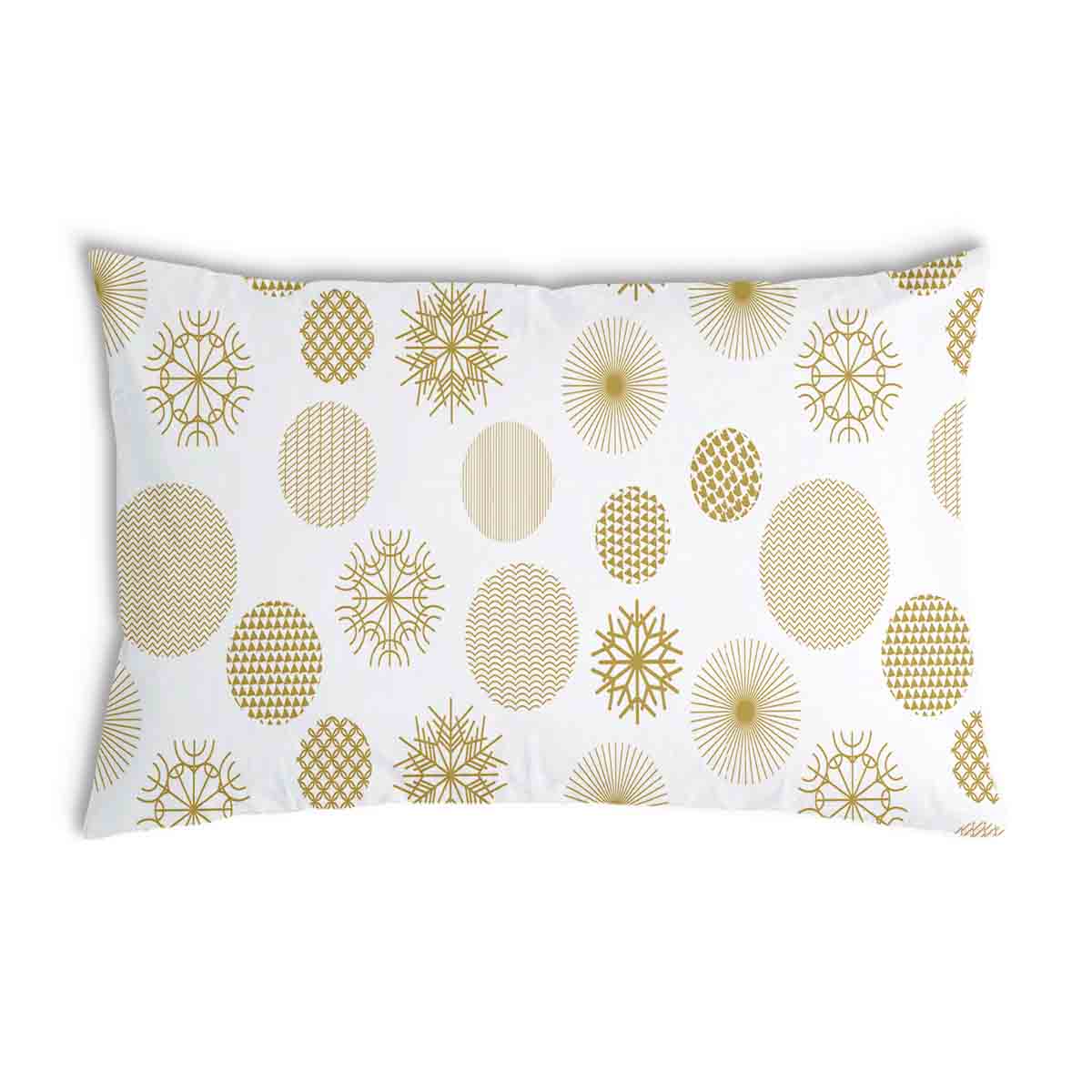 Coussin de santé ornement doré de Noël