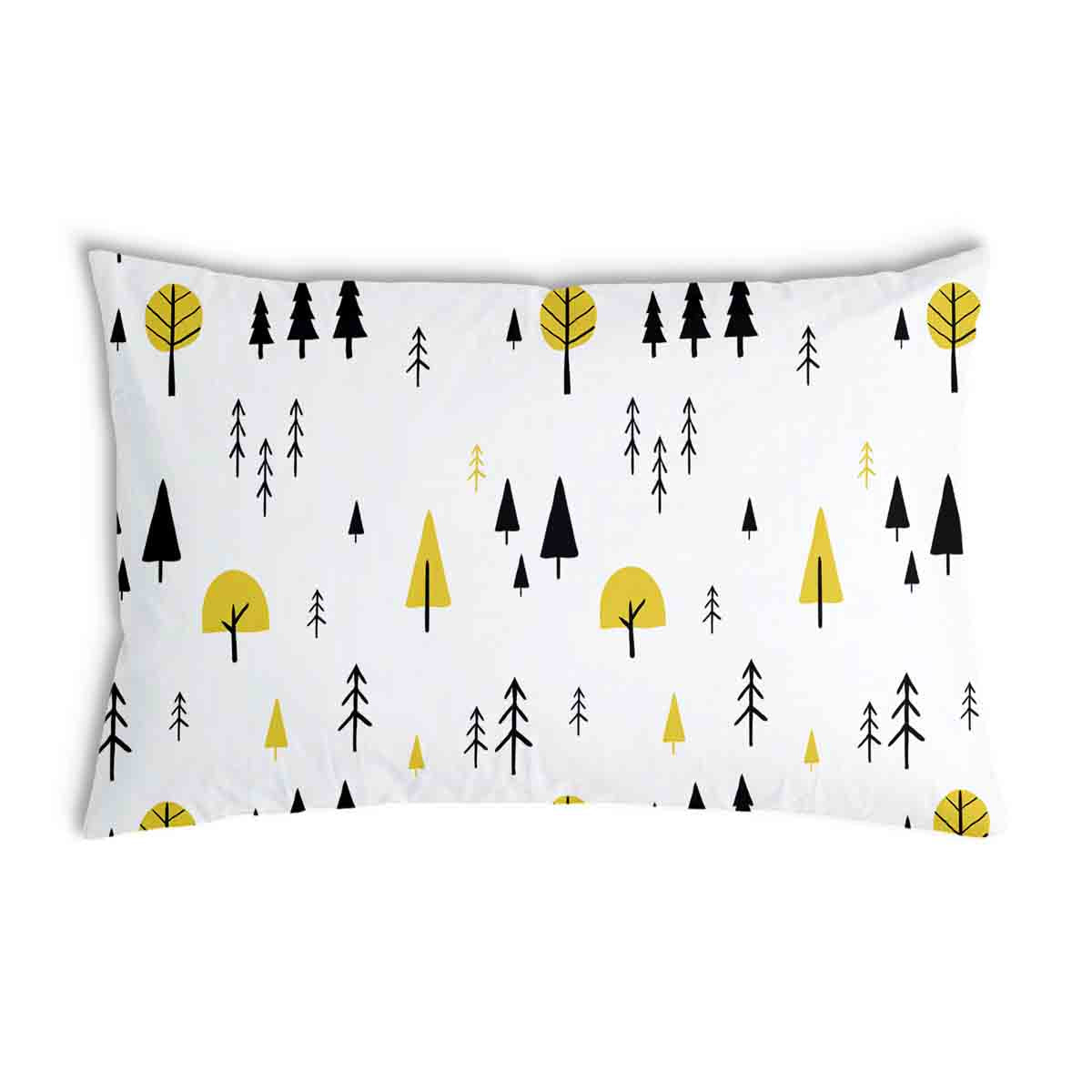 Coussin de santé avec des arbres jaunes
