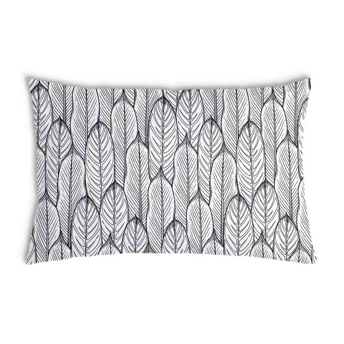 Health Pillow Gray with Maple Leaves