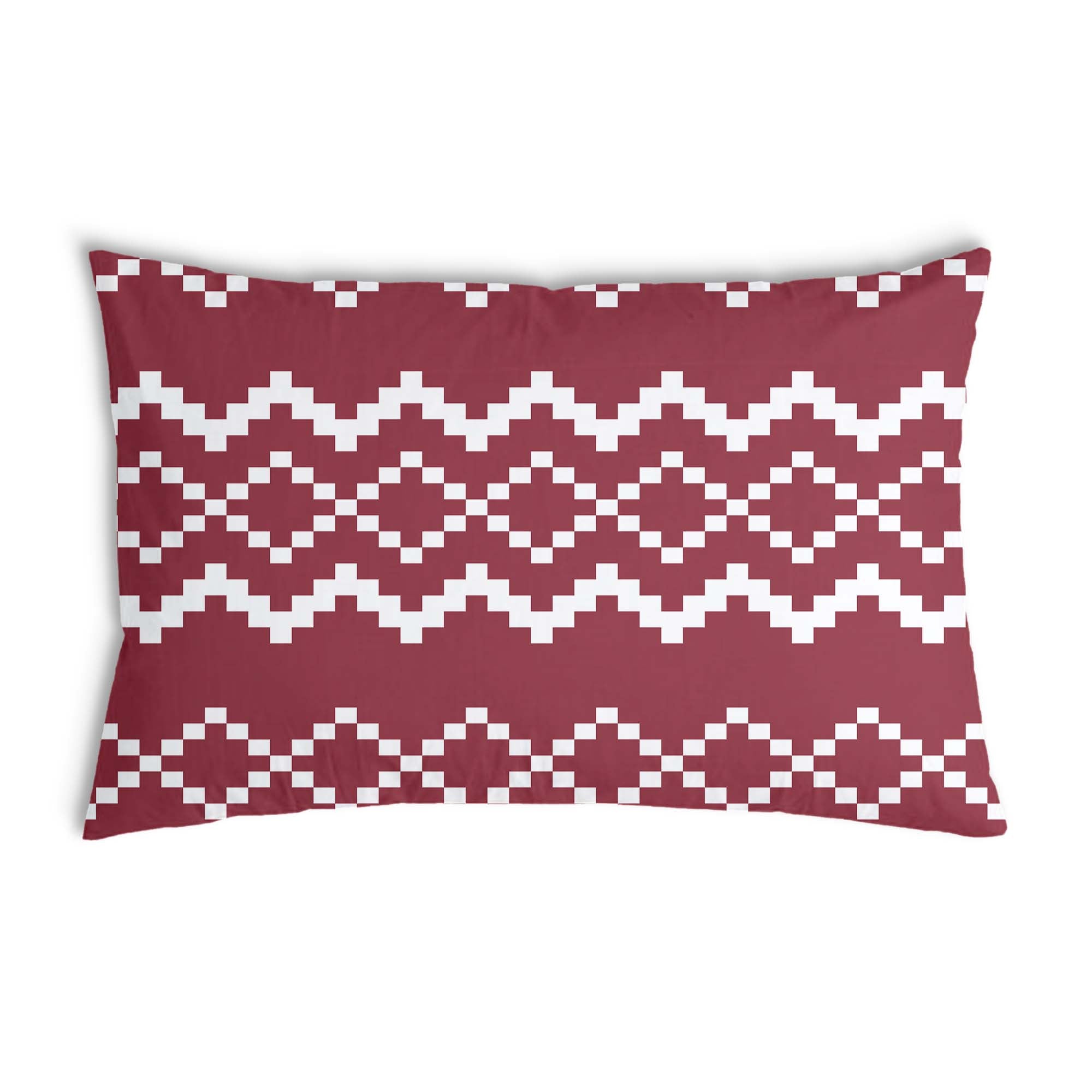 Coussin de santé avec motif de Noël rouge