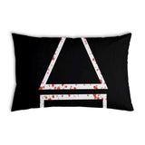 Health pillows, bloody shapes.