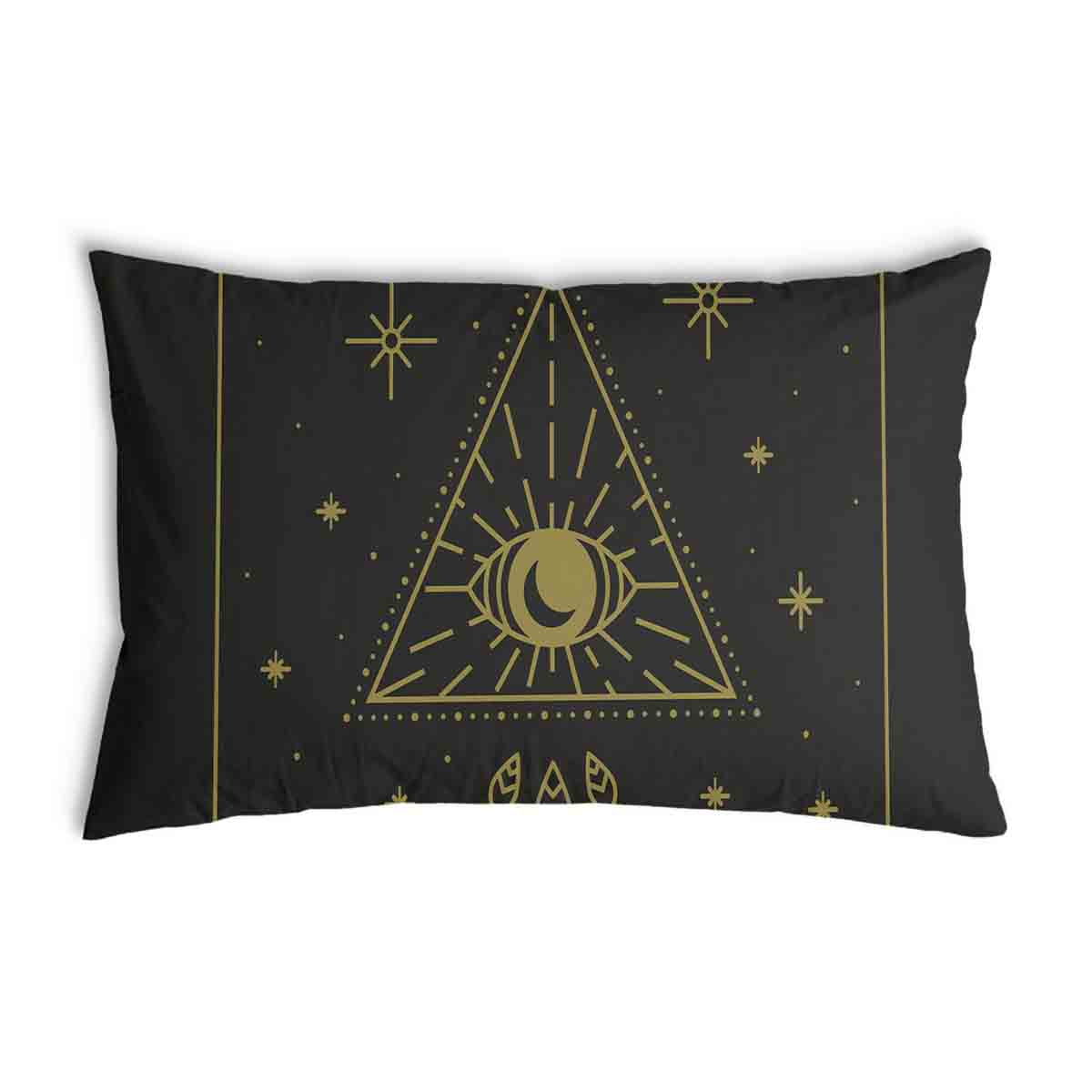 Health Pillow Black Sun and Cosmos