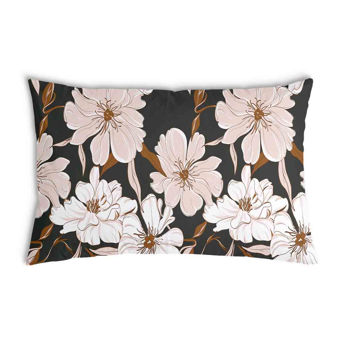 Coussin de santé avec fleurs d'aster rose