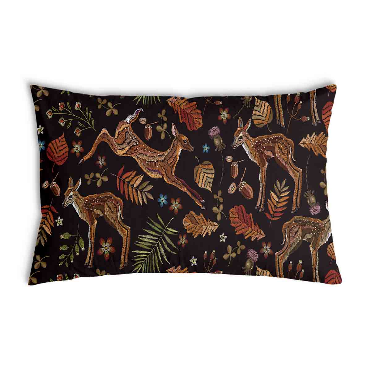 Coussin de santé brun avec chevreuil