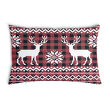 Health pillow with reindeer pattern