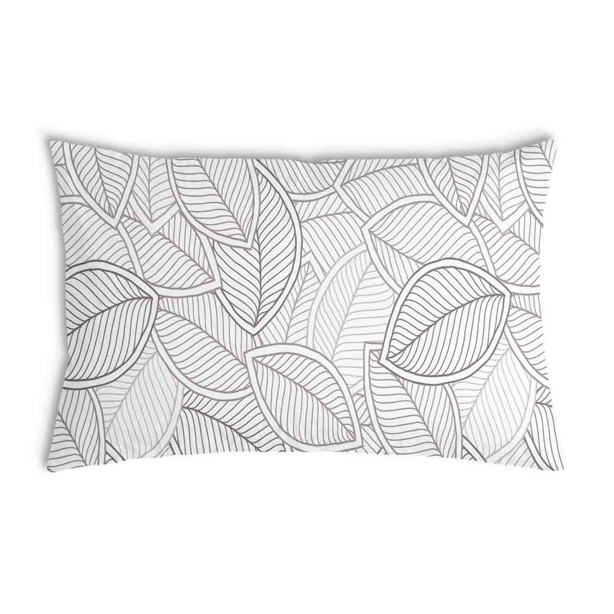 Coussin de santé avec feuilles de palmier grises