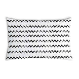 Health Pillow White ZigZag