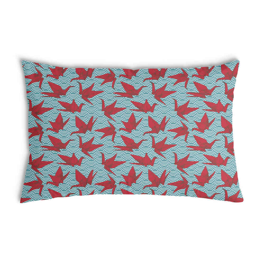Health Pillow Red Origami