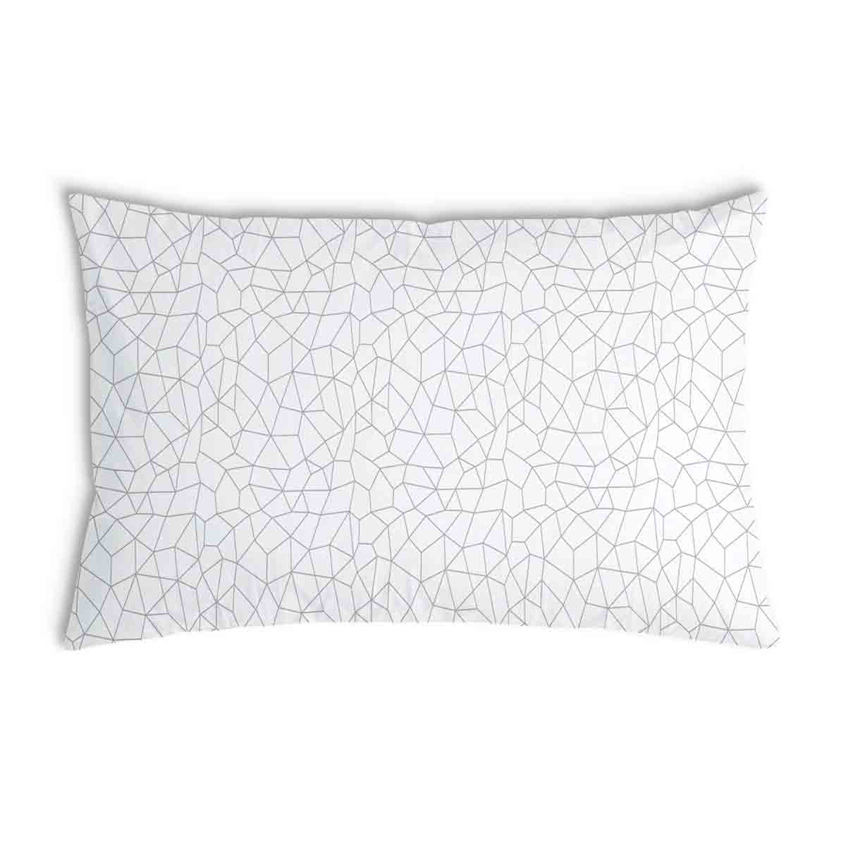 Coussin de santé blanc avec mosaïque