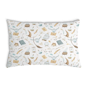 Coussin de santé avec housse en coton Blanc Objets Magiques