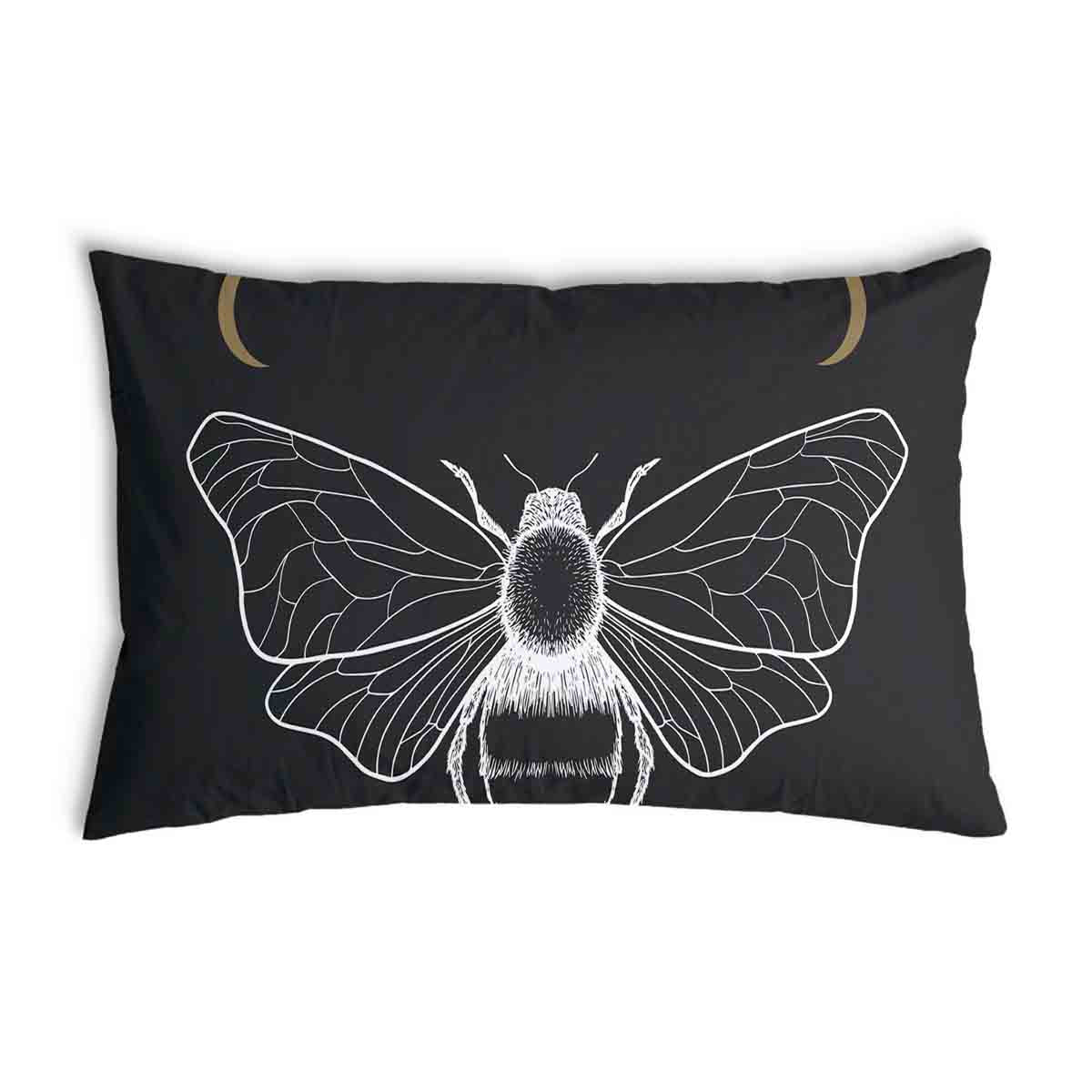 Coussin de santé noir avec mite