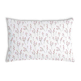 Health pillow white with delicate roses