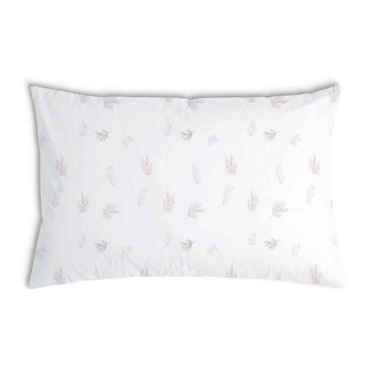 Coussin de santé blanc avec des branches roses