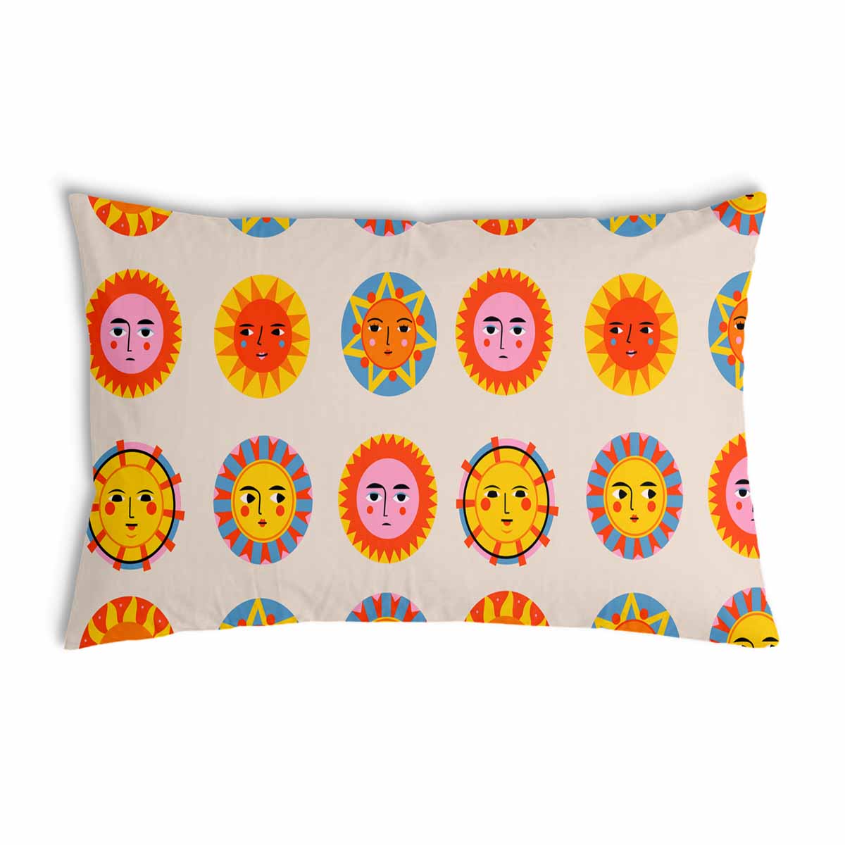 Health Pillow Beige with Sun