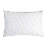 Health Pillow White with Delicate Geo Pattern