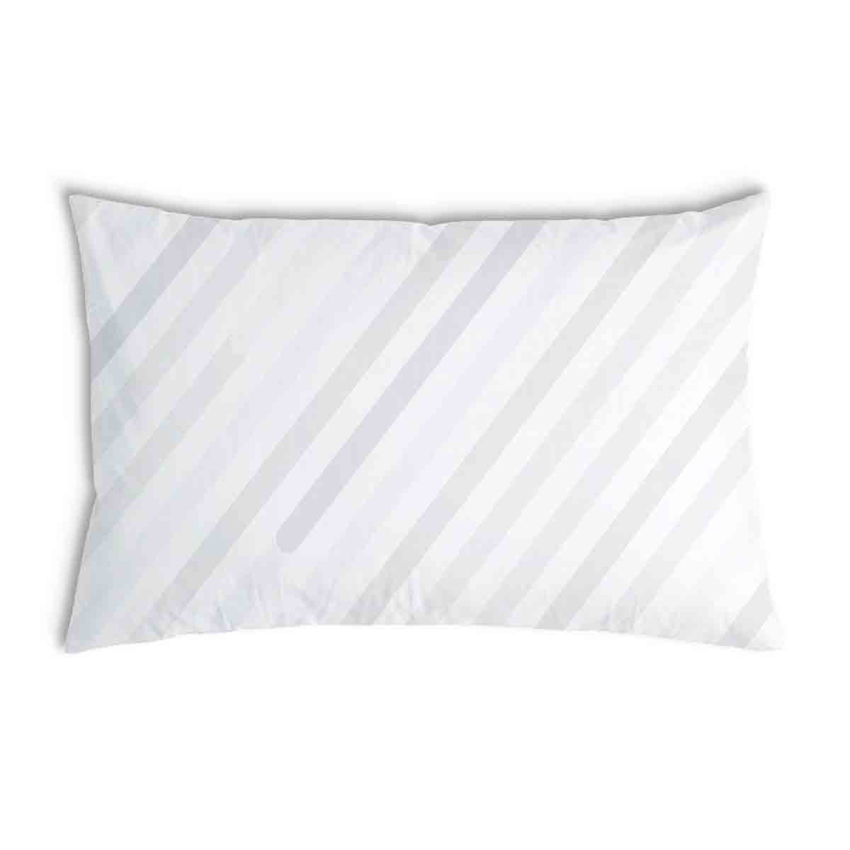 Coussin de santé blanc avec de fines rayures