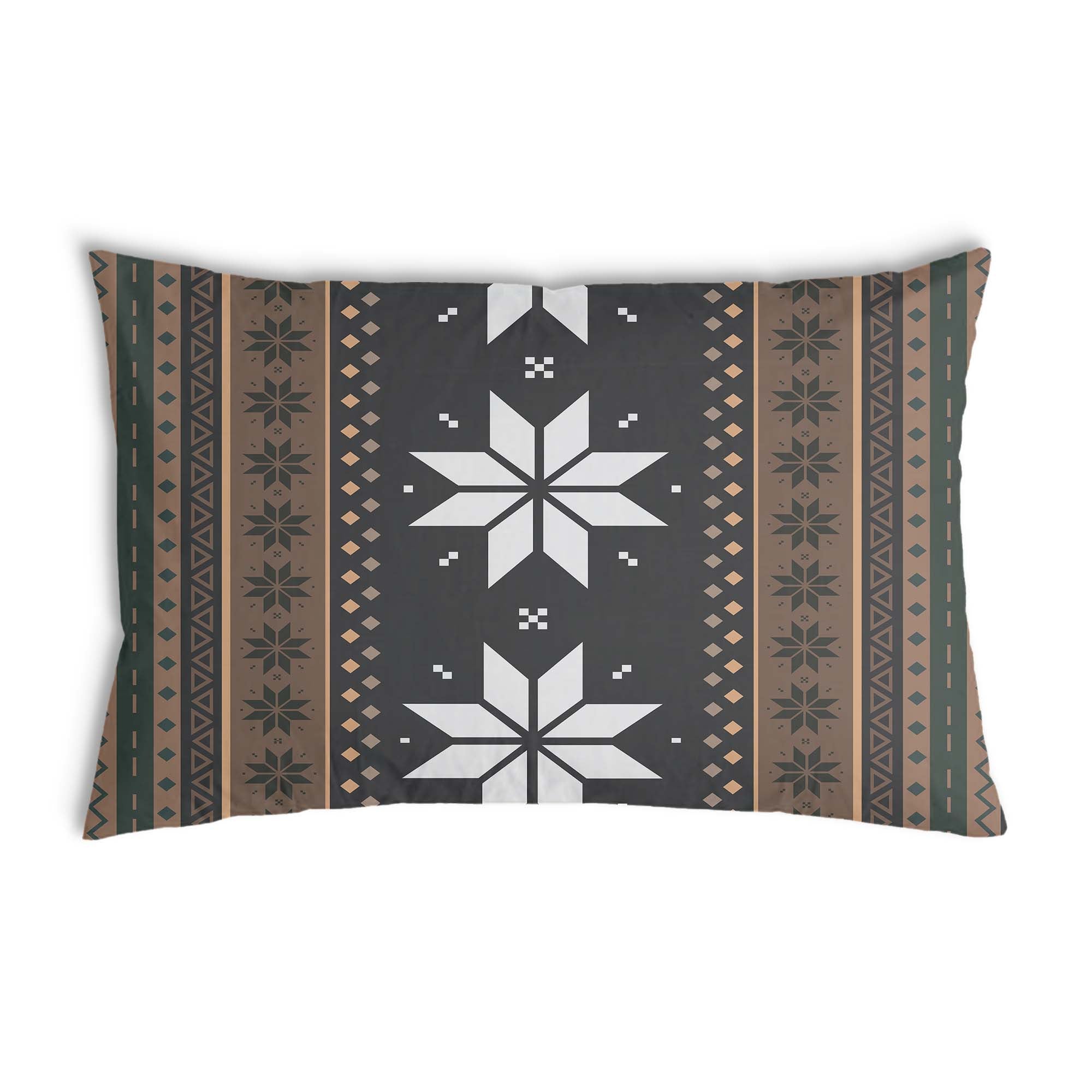 Coussin de santé rayé avec des étoiles