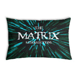 Health pillow with The Matrix lettering