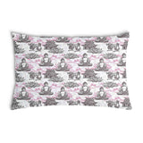 Health pillow with pink Buddha