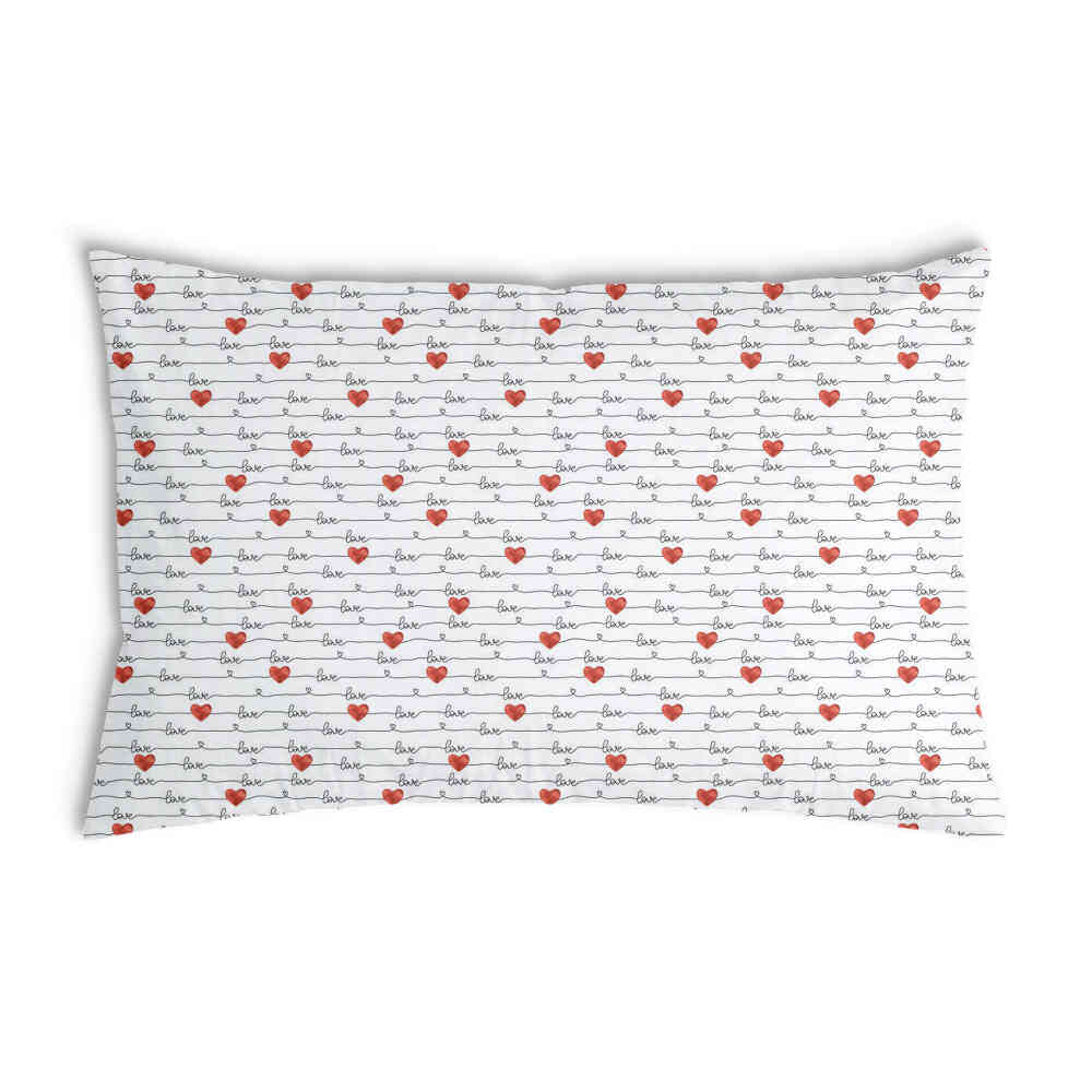 Coussin de santé blanc avec inscription Love