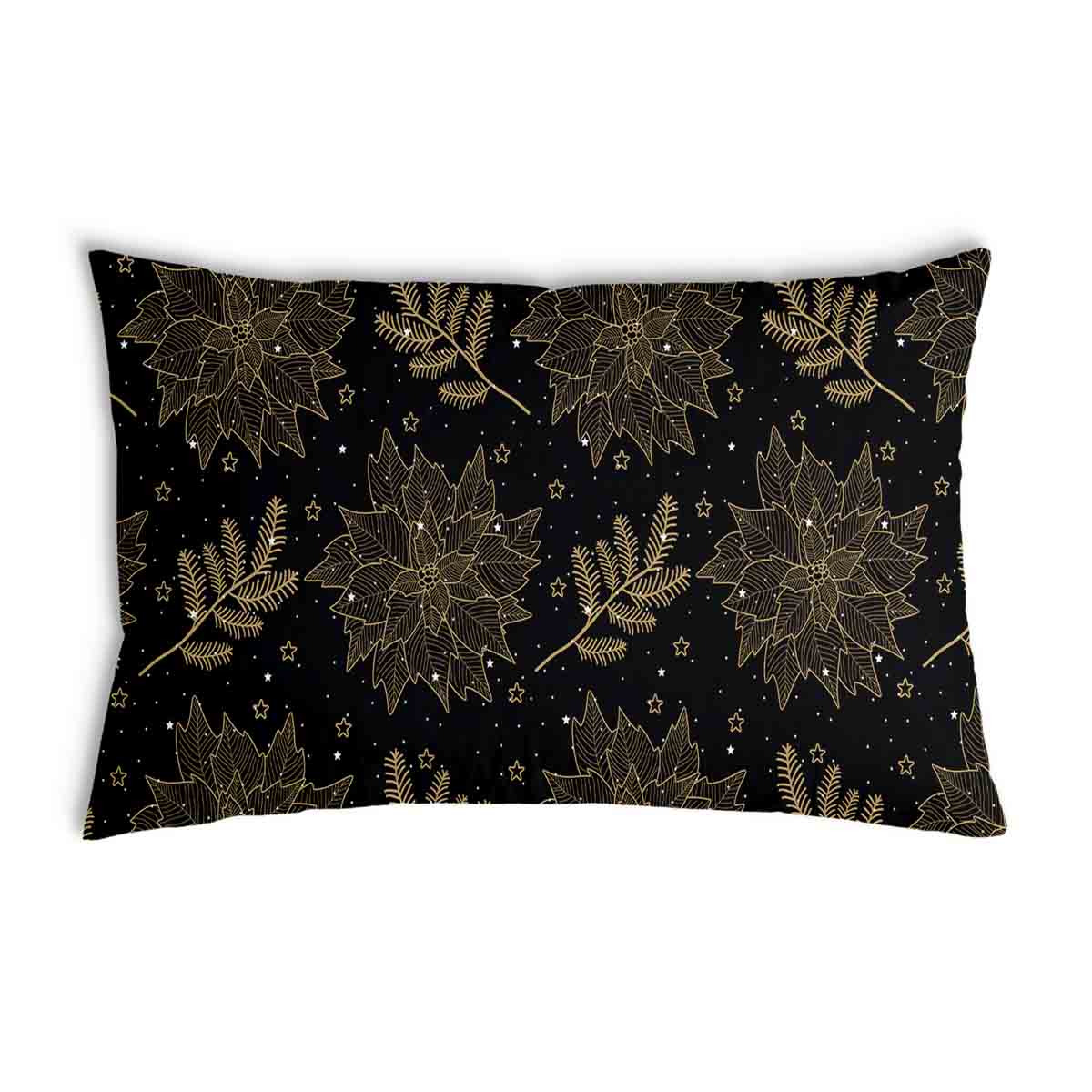 Health Pillow Black Christmas Star