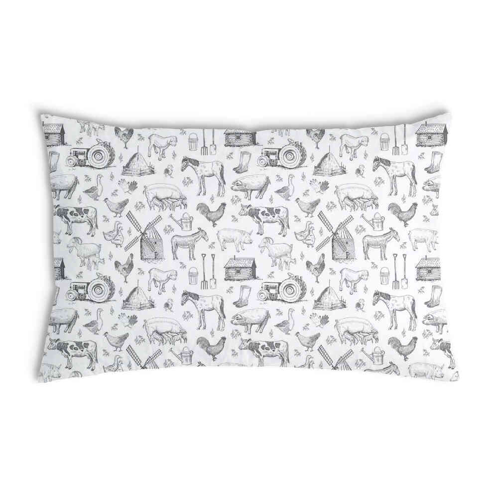 Health Pillow Gray Farmhouse