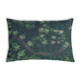 Health pillow, street in the forest.