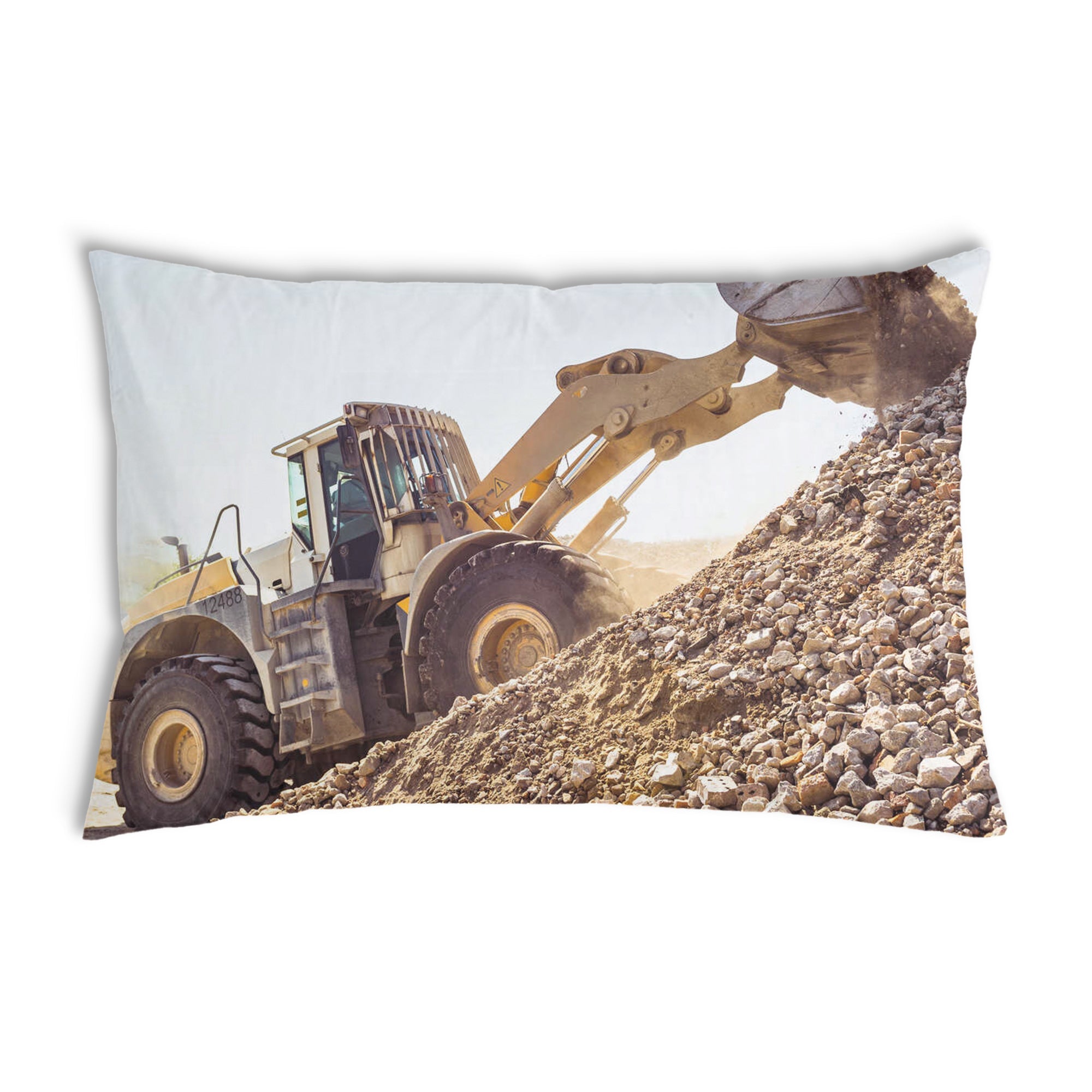Health pillow tractor on the mountain
