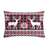 Health pillow with reindeer pattern