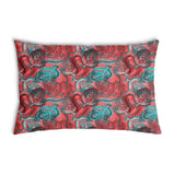 Health Pillow Abstract Red