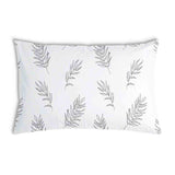 Health pillow white with gray branches
