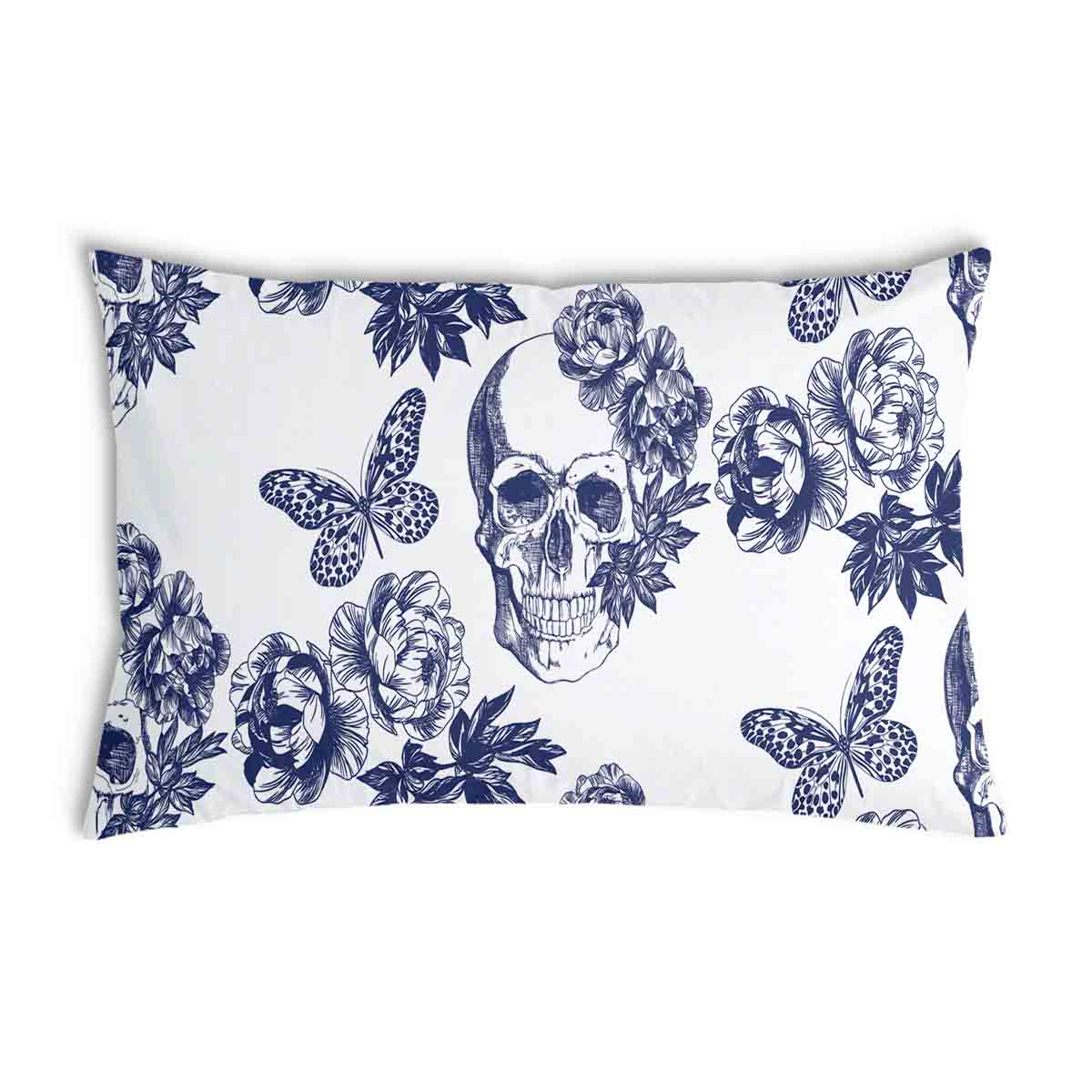 Coussin de santé Fleurs Crâne