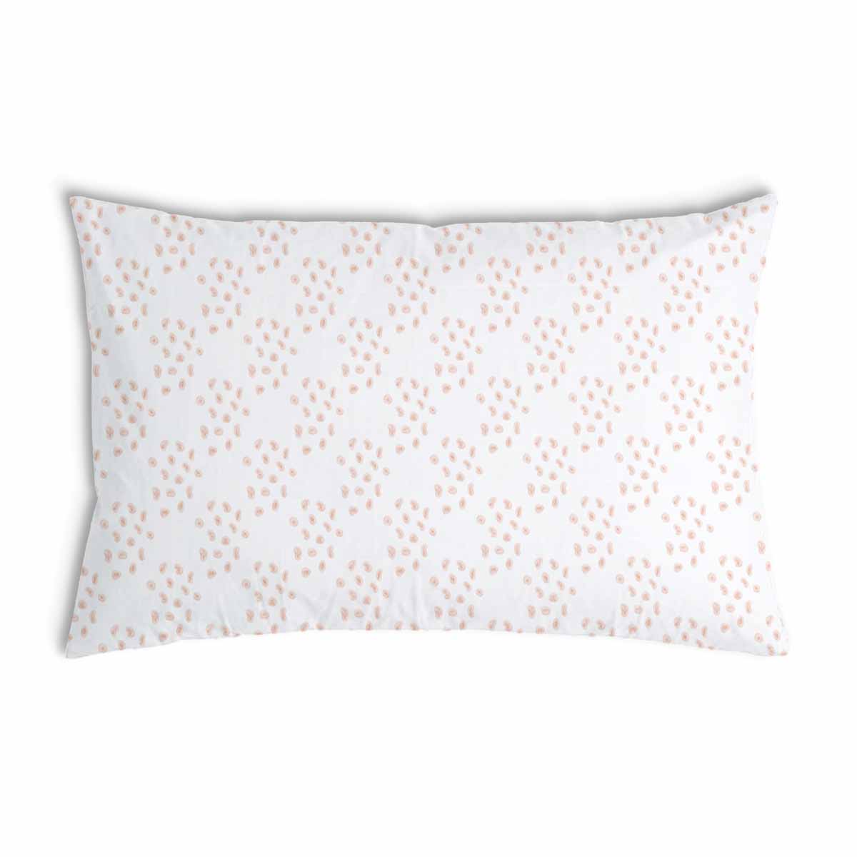 Health pillow with orange dots