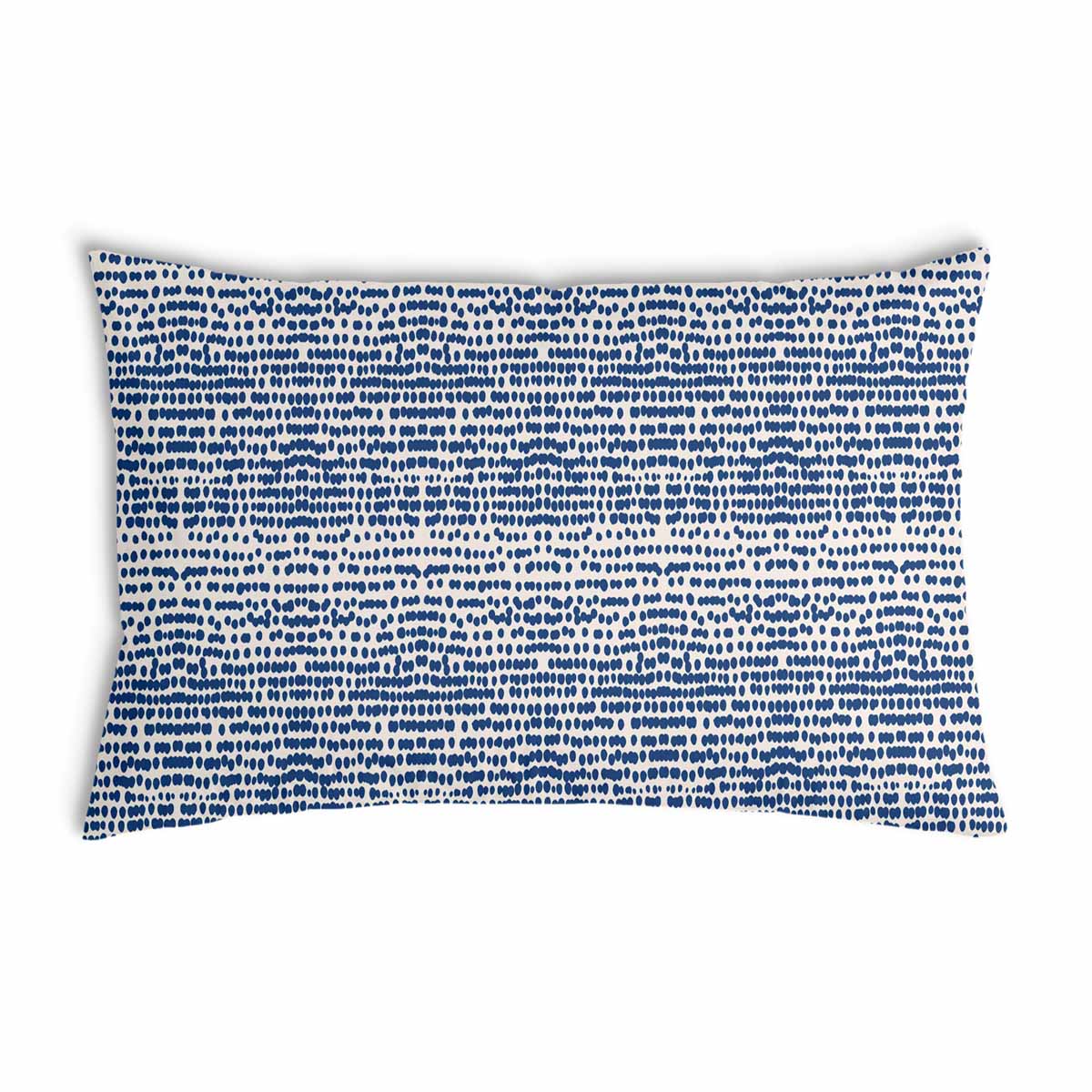 Health pillow with blue dots