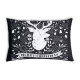 Health pillow black Merry Christmas