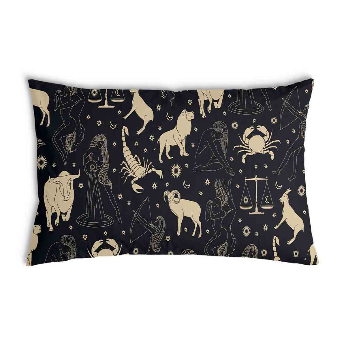 Health Pillow Black Constellations