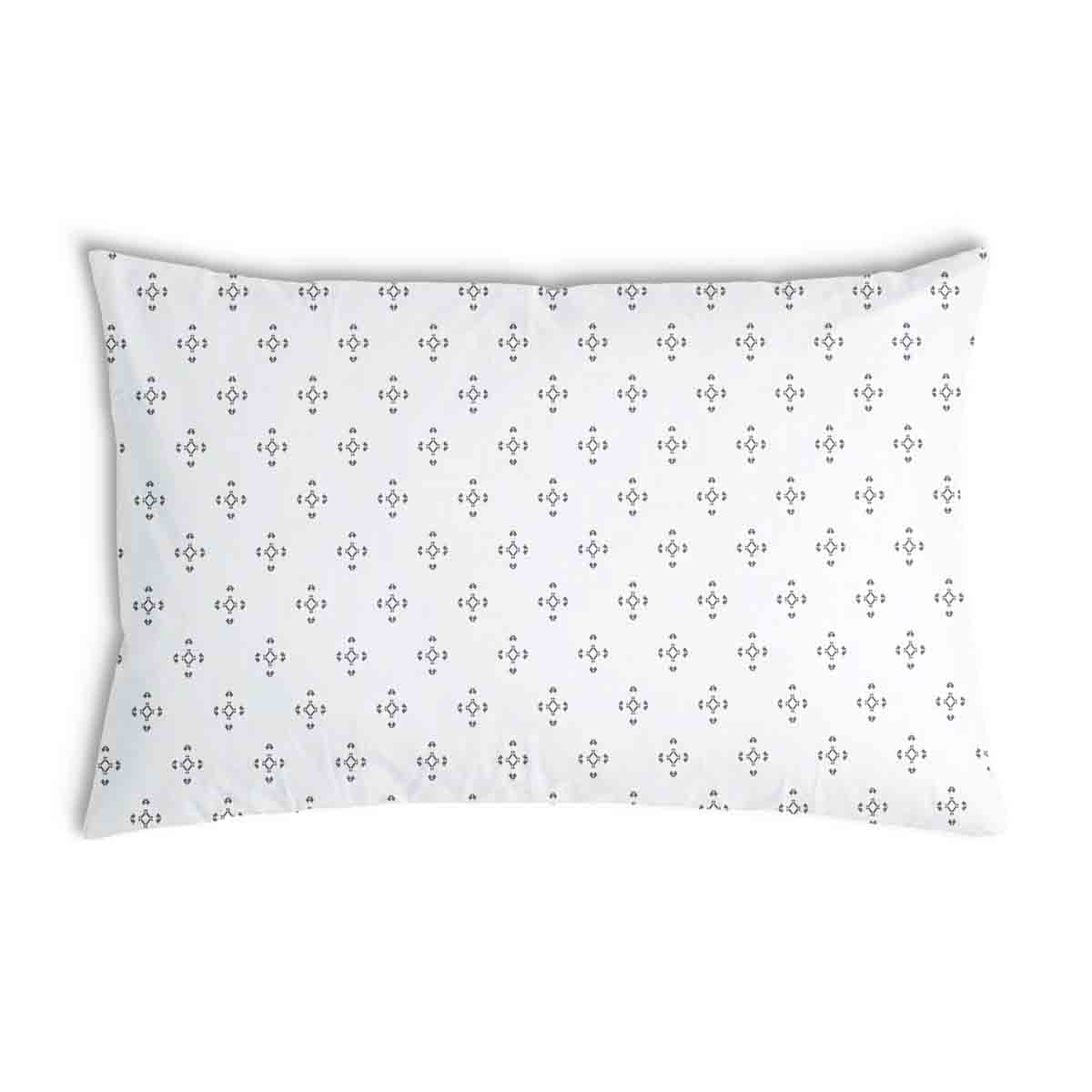 Coussin de santé blanc à carreaux