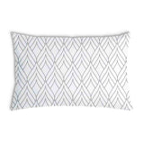 Health Pillow White with 3D Shapes