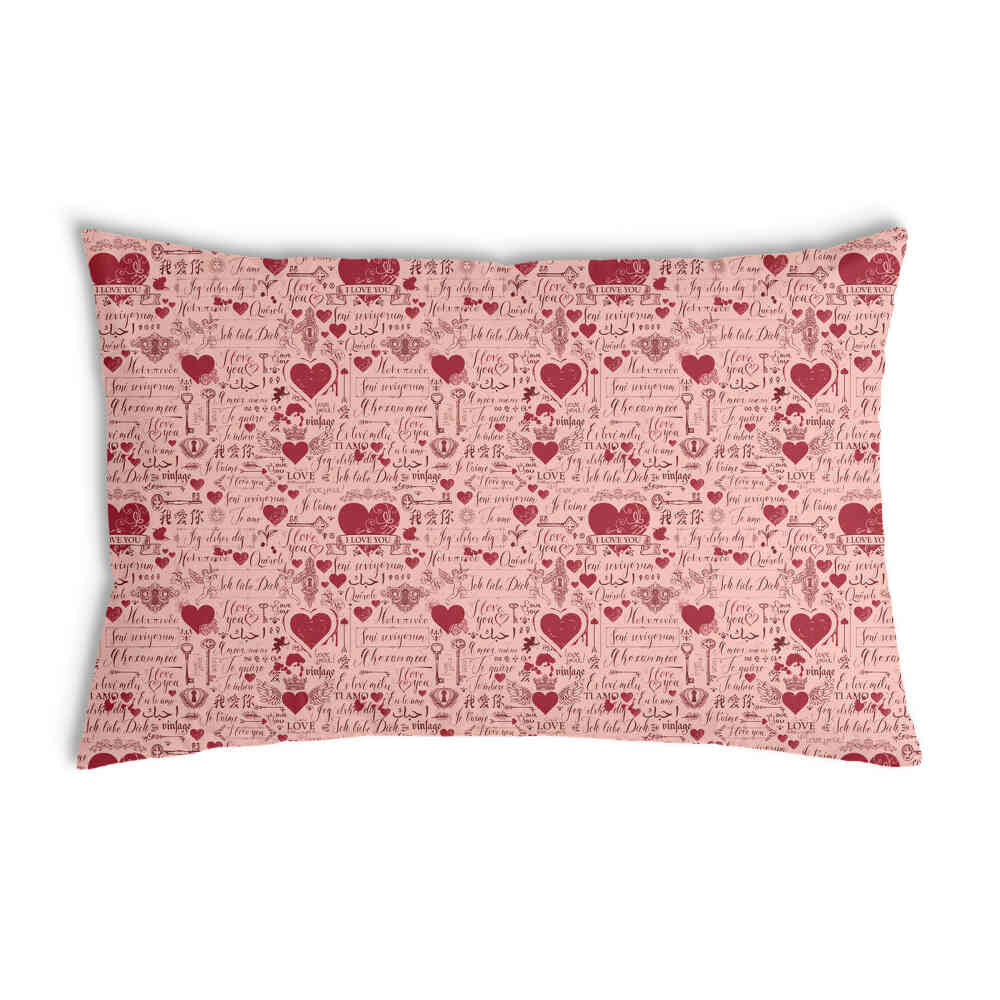 Coussin de santé rose Je t'aime