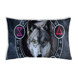 Health pillow grey with wolf