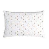 Health pillow white with straws