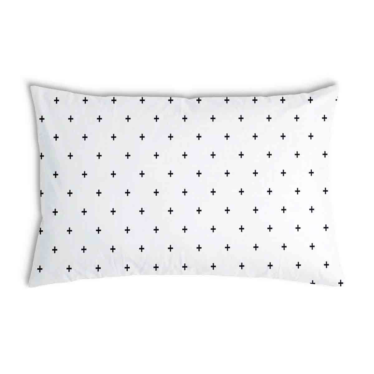 Health pillow with black crosses