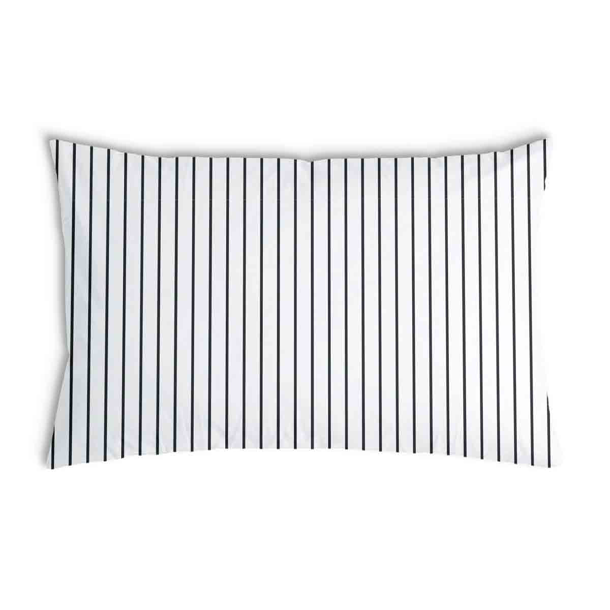 Coussin de santé blanc avec des rayures noires