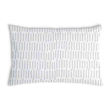 Health pillow white thick stripes