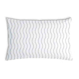 Health Pillow Light Grey Waves