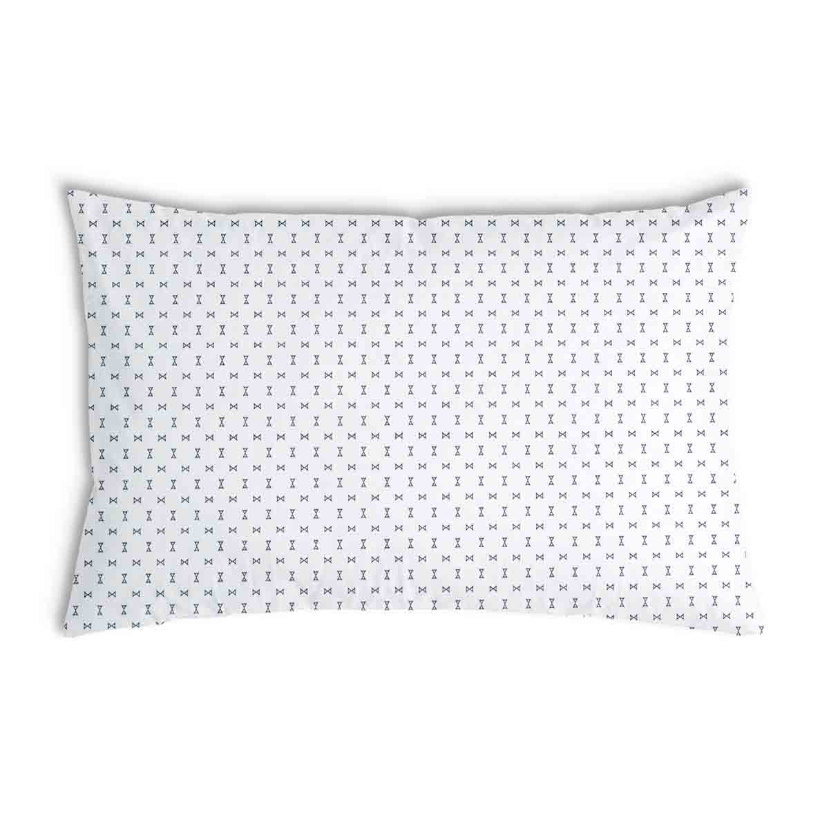 Health pillow white with small bows