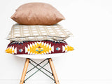 Health pillow white with beige circles