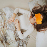 Therapy blanket bedding set with golden gift.