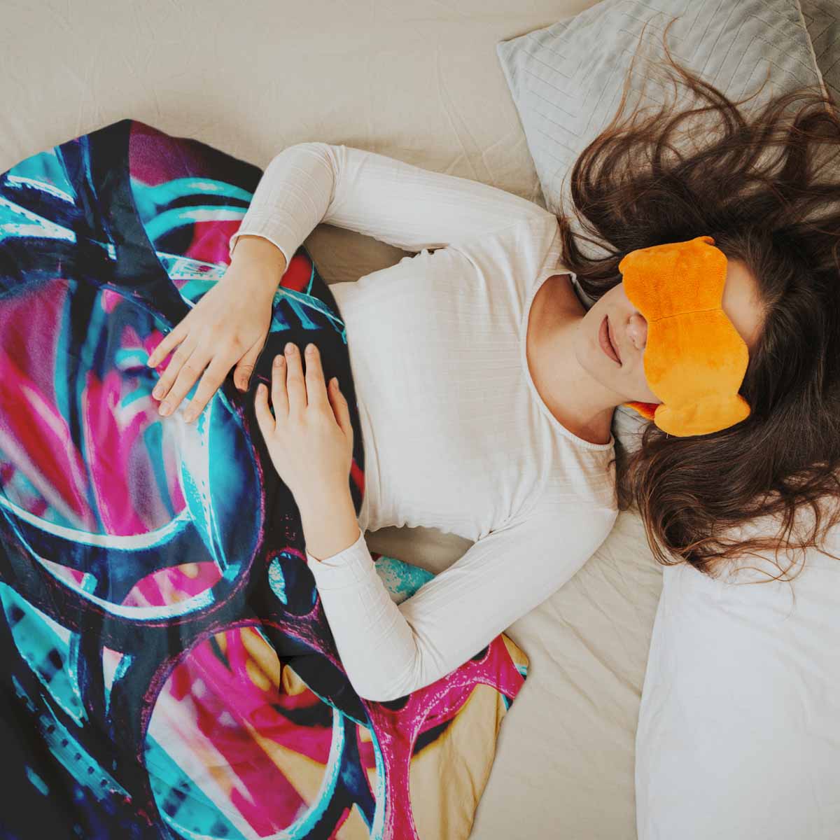 Therapy blankets bedding set with clockwork