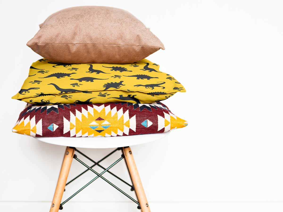 Health Pillow Yellow with Dino